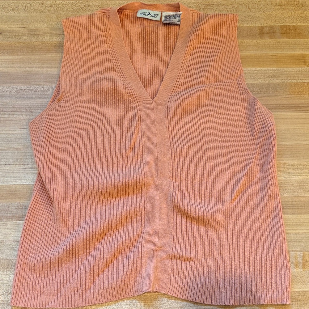 White Stag Women's Coral Ribbed Tank Top